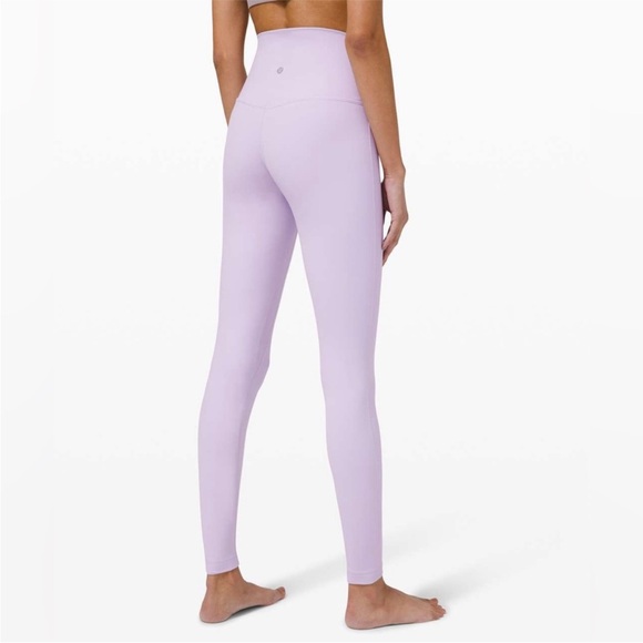 Lululemon Align High Rise Pant 28 inch Lavender Dew Legging Nulu Sz 4 - Picture 3 of 14